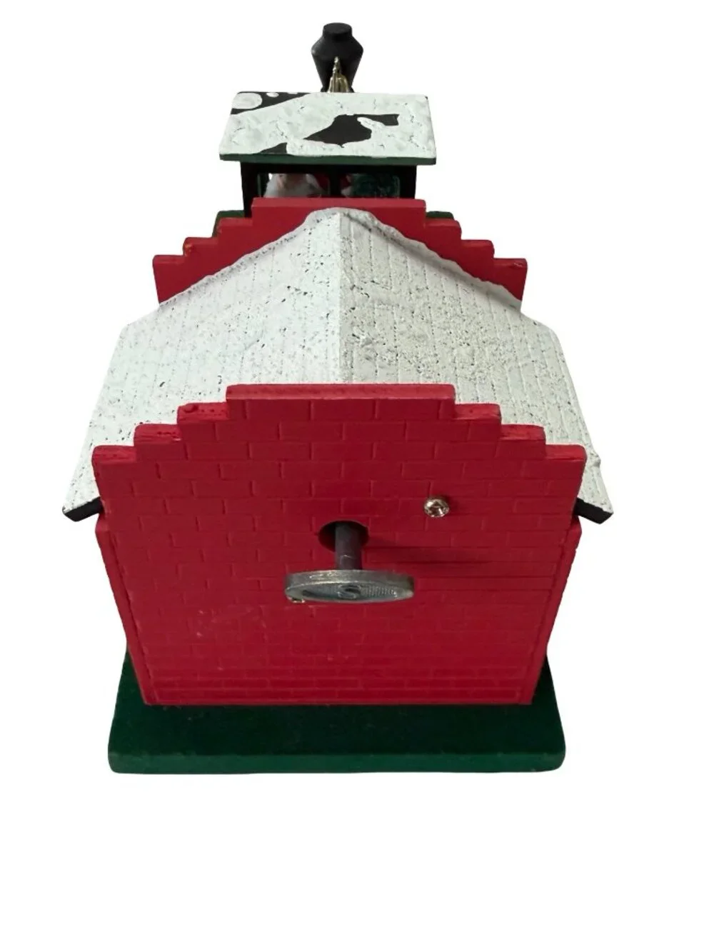 Vintage Berkeley Designs Animated Christmas Train Music Box Santa Here Comes San